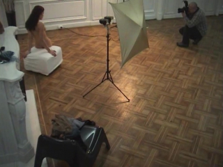 female student posing during professional photography